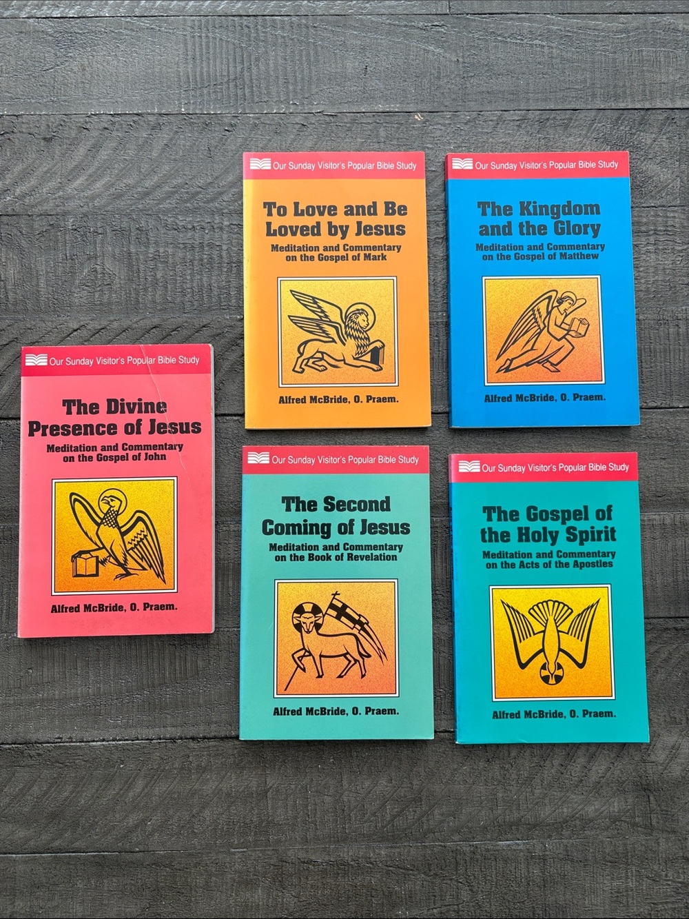 Our Sunday Visitor Bible Study Books by Alfred McBride, O. Praem (Set of 5)